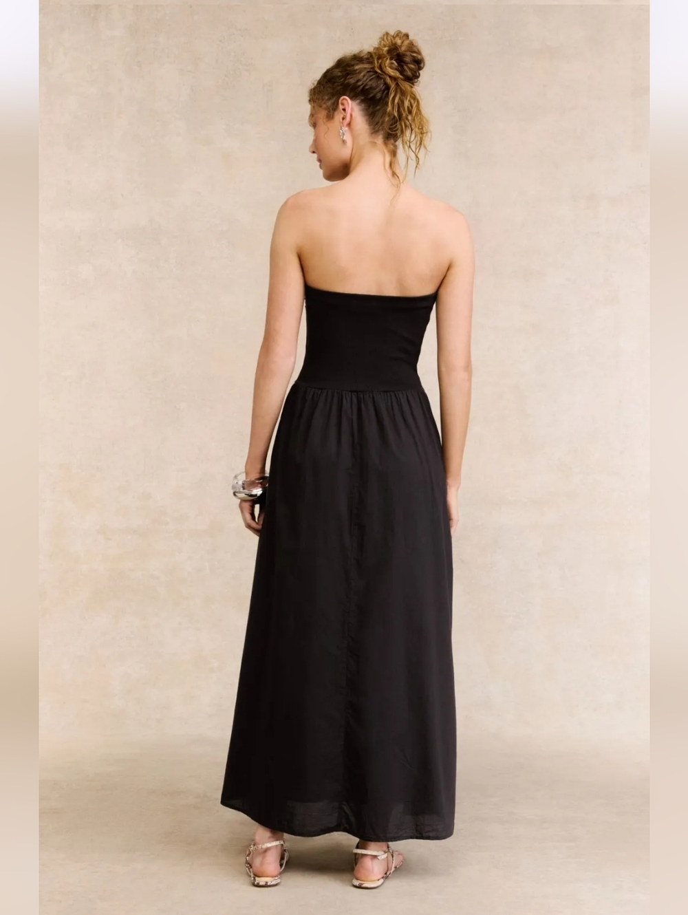 Xirena Finnian Black Strapless Tube Maxi Dress Size XS - Picture 2 of 10